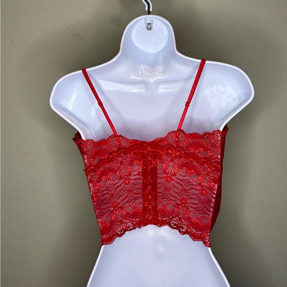 Trashy Lingerie red lace underwire bustier, size medium - Picture 2 of 11